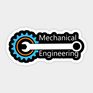 mechanical engineering, mechanics engineer Sticker